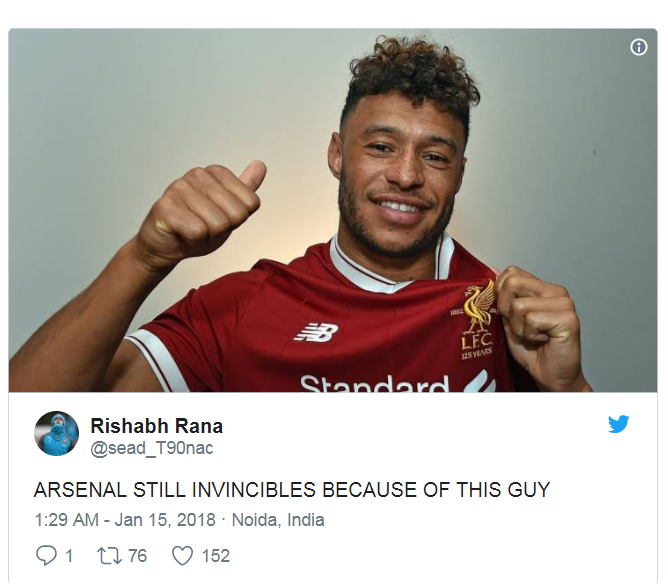  阿森纳终结曼城联赛二十场不败  